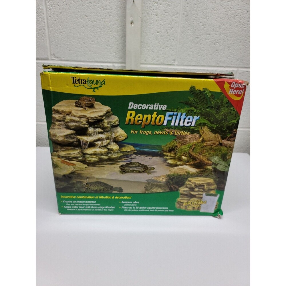 Tetra Decorative ReptoFilter, Terrarium Filtration, Keeps Water Clear